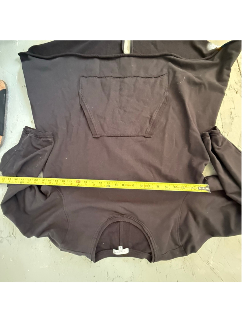 Kleën Black 100% Cotton Lagenlook Tunic Sweatshirt Large - Picture 7 of 7